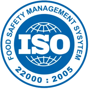 ISO 22000:2005 Food Safety Management System certification badge